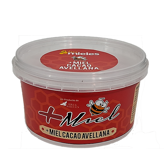 +Miel Cacao Avellana Pote 200 grs